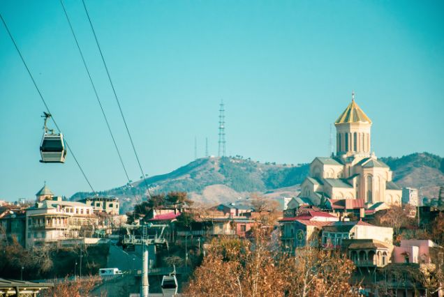 Ride the Cable Car to Narikala Fortress
